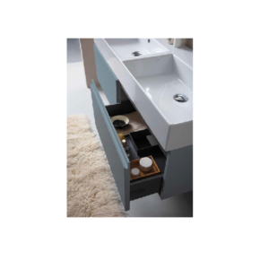 BASE SOSPESA PORTA LAVABO CON 1 CASSETTO CM.70X46