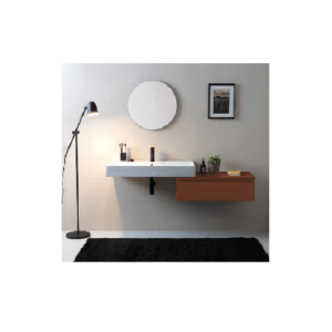 BASE CON CASSETTO E TOP CHIUSURA CM.90
